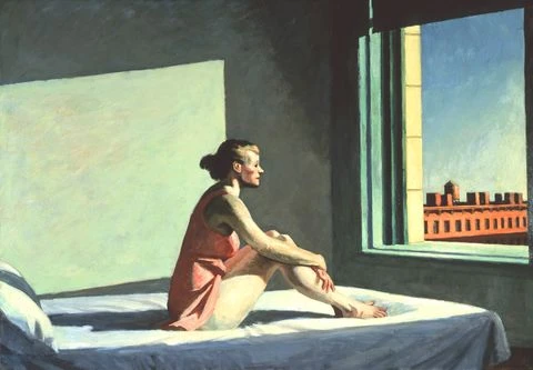 edward hopper painting the morning sun