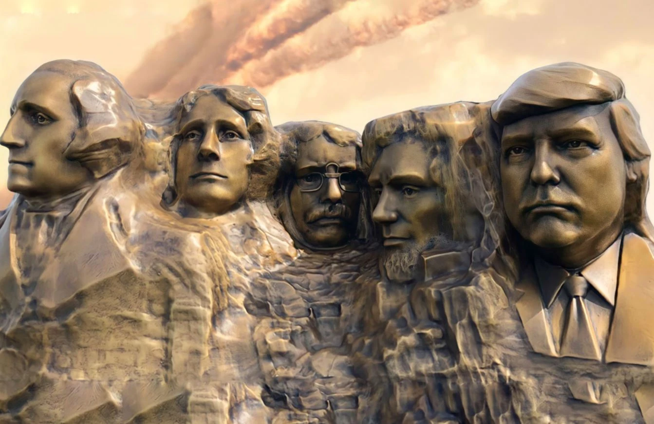 A model of the sculpture which was released by the artist earlier this year